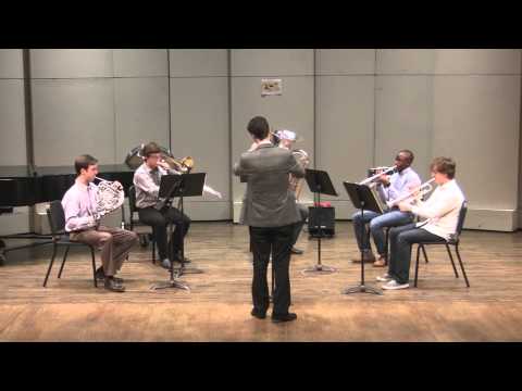 Fugue #4 by J. S. Bach - Loyola Brass Quintet