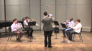 Fugue #4 by J. S. Bach - Loyola Brass Quintet