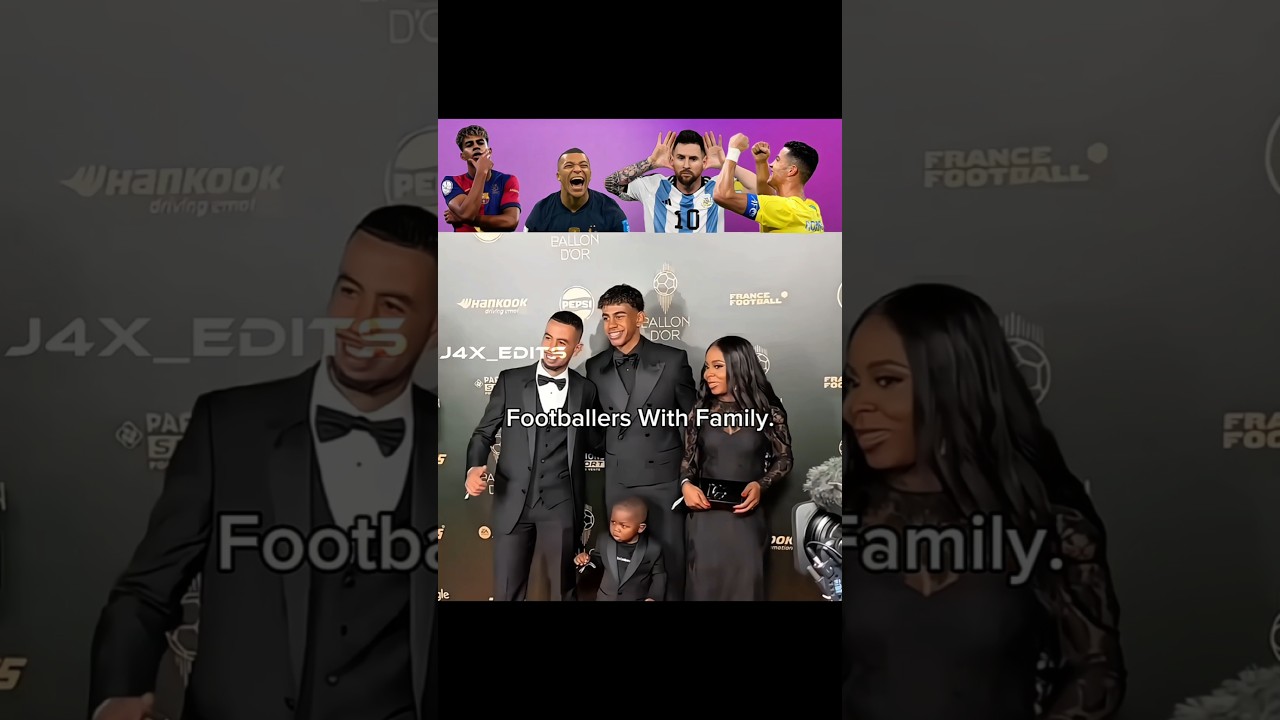 Footballers With Family 😍 #shorts