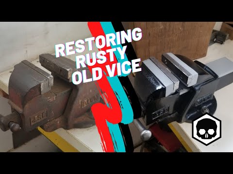 Restoring rusty old DAWN vice.