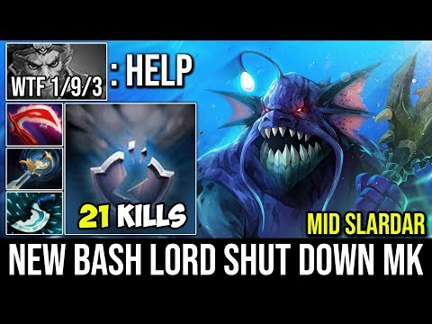13Min Godlike [Slardar] EPIC New Bash Lord Shut Down Pro Monkey King Mid 21Kills Funny Game Dota 2