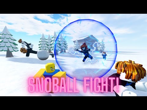 GIANT ELECTRIC SNOWBALLS! | Snowball Battles (Roblox)