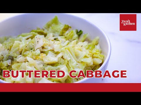 HOW TO MAKE BUTTERED CABBAGE! | EASY STEAMED CABBAGE RECIPE