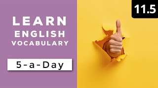 Learn English Vocabulary Daily #11.5 - British English Podcast