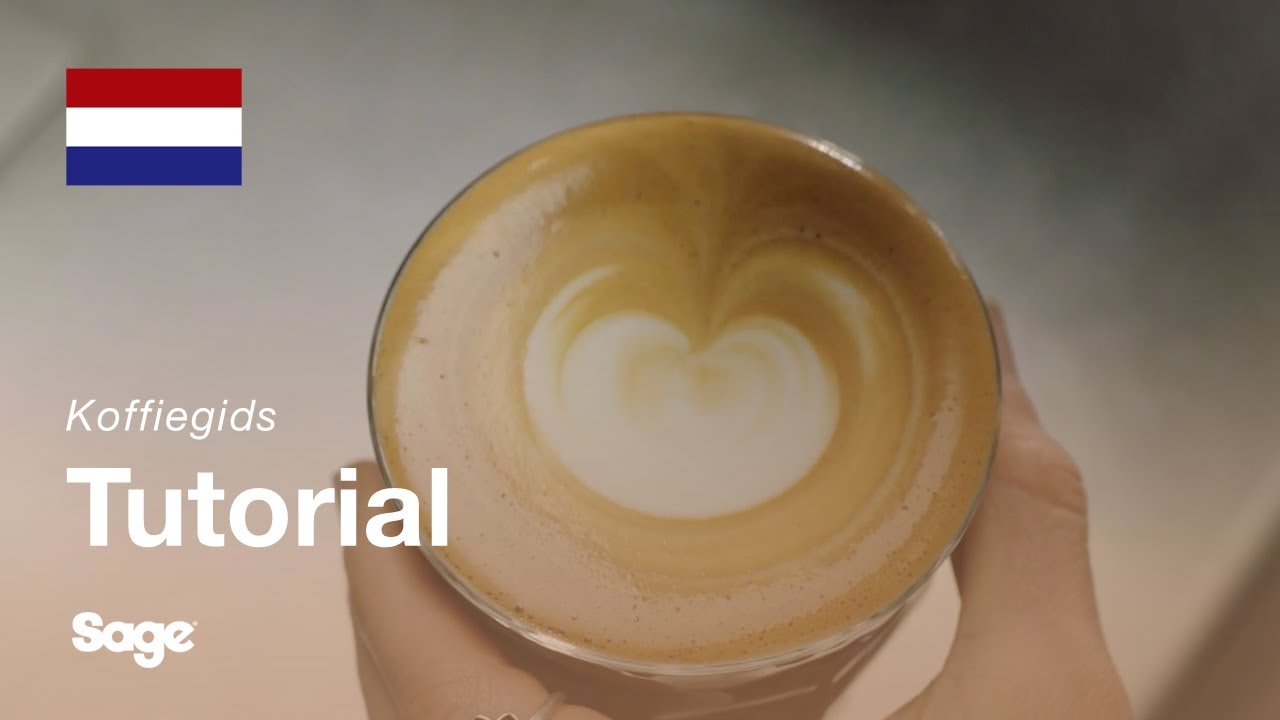 Instructiegids Breville koffie - Hoe latte art te maken: de stip