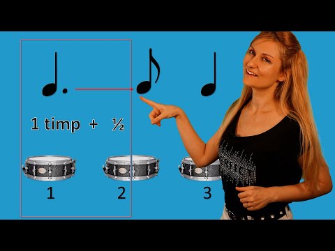 Patrimea cu punct -  Partea 1 (The dotted quarter note Part 1)  / Lecții de pian