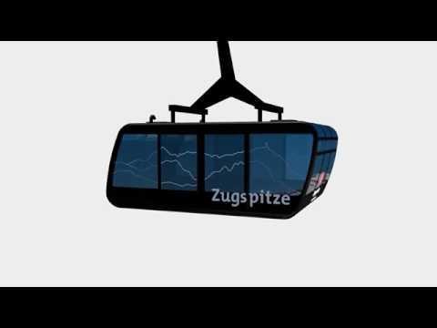 Neubau Seilbahn Zugspitze Kabinendesign