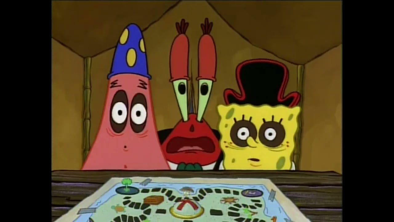 Captain Krabs Treasure Map