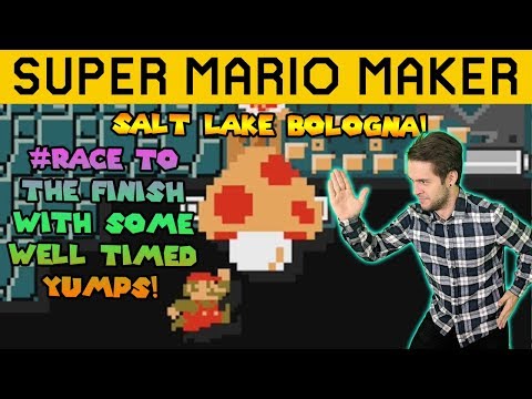 Salt in my Bologna?! Kaizo Race Level from WAY back! [Super Mario Maker]