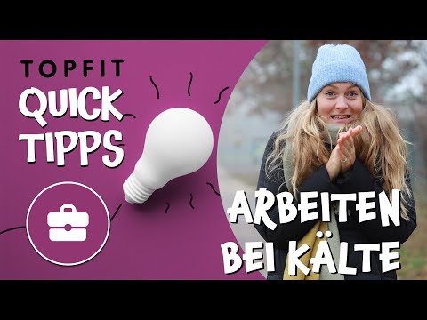 Arbeiten bei Kälte | Kälte am Arbeitsplatz | Tipps gegen das Frieren am Arbeitsplatz