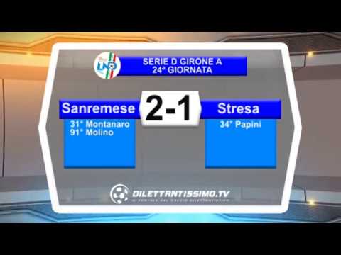 SANREMESE - STRESA 2-1 24^ GIORNATA DI CAMPIONATO