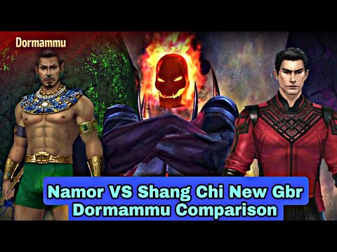 Namor VS Shang Chi New Gbr Dormammu Comparison - Marvel Future Fight