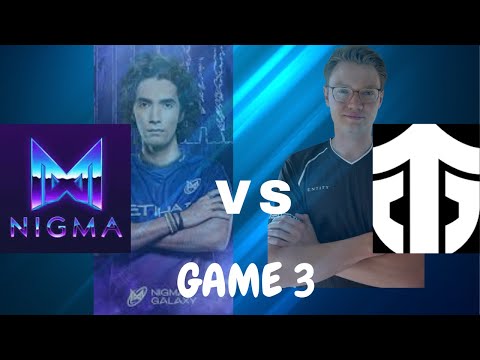 Team Nigma VS Team Entity full Game 3  | Sumail VS Stormstormer