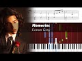 Conan Gray - Memories - ACCURATE Piano Tutorial + SHEETS