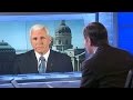 Indiana Gov. Mike Pence Says Religious Freedom.