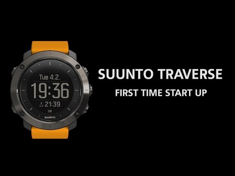 Suunto Traverse – Inicialização pela primeira vez