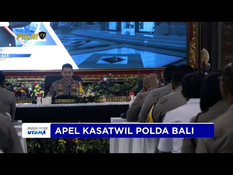 KAPOLDA PIMPIN APEL KASATWIL SATUKAN KOMANDO KUATKAN BARISAN DEMI STABILITAS KAMTIBMAS BALI