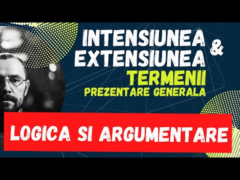 Bac Logic and argumentation, Terms, Intension, Extension, general presentation