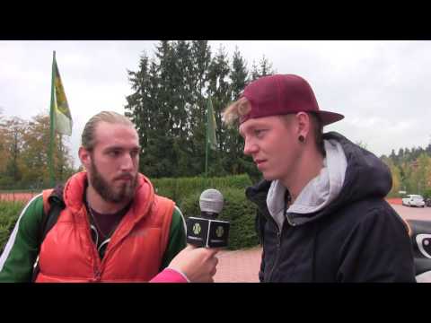 Tomáš Frommel a David Mrázek po vyřazení v 1. kole čtyřhry na ČTS Tour v Jablonci