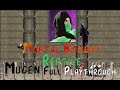 Mortal Kombat Reptile Original Version Mugen Playthrough