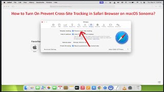 How to Turn On Prevent Cross-Site Tracking in Safari Browser on macOS Sonoma?