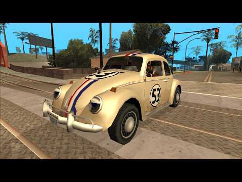 Realistic Crash Testing 1962 Volkswagen Beetle (Herbie) | GTA San Andreas