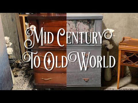 From Mid Century to Old World | Dresser Flip | Elegant Upgrades