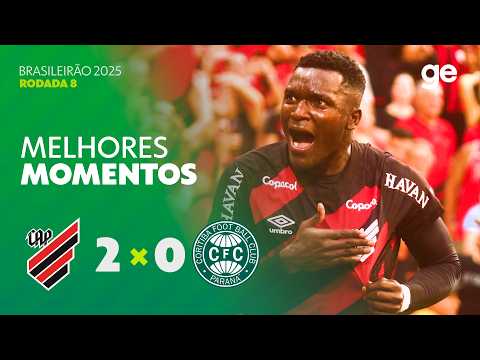 Gols e lances de Athletico Paranaense x Coritiba