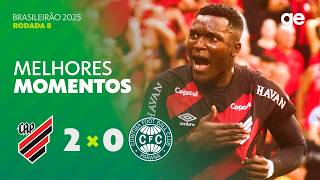 ATHLETICO-PR 2 X 0 CORITIBA | MELHORES MOMENTOS | 8ª RODADA BRASILEIRÃO 2026 | ge.globo