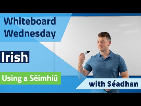 When to use a Séimhiú - Leaving Cert Irish