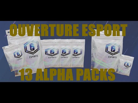 [RAINBOW|SIX|SIEGE OUVERTURE DE 13 ALPHA PACKS [ESPORT] SIX| 2022]