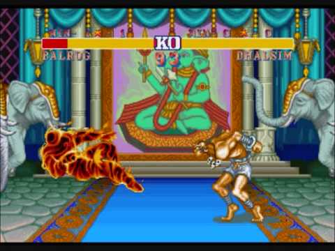 Street Fighter II-Dhalsim's Yoga Fire