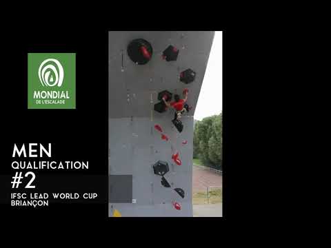 Qualifications mens - IFSC Climbing world cup - lead - Briançon 2021