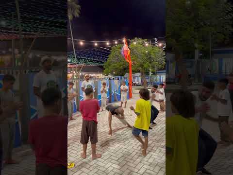 Roda de capoeira no centro de Araruna/PB