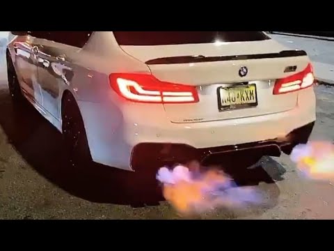 Bmw M5 F90 Stage 2 - Brutalest Exhaust fire flames worldwide