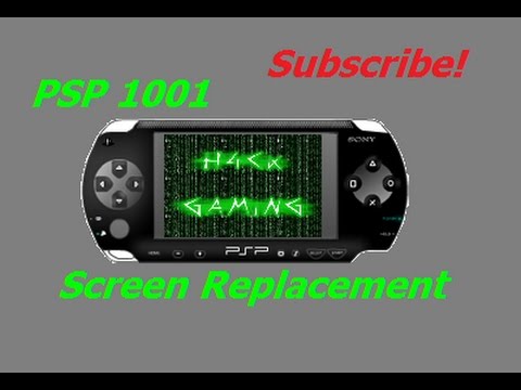 PSP 1001 Screen Replacement