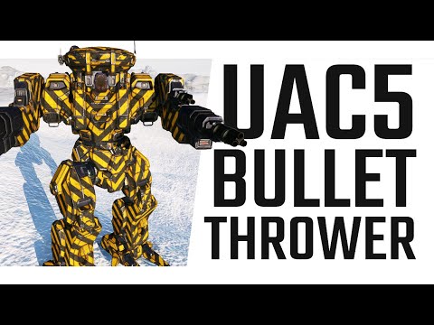 Triple UAC5 Bullet Thrower - Rifleman IIC Build - Mechwarrior Online The Daily Dose #890