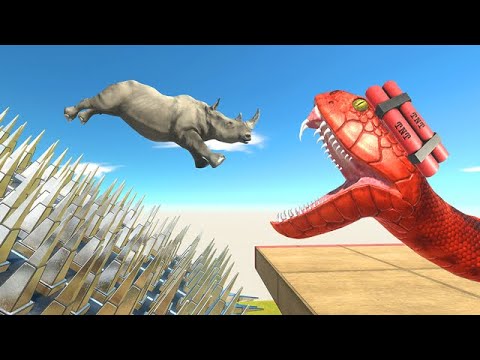 Circle Full of Spikes - Animal Revolt Battle Simulator