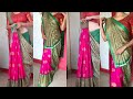 Gujaratisaree Gujarati Saree Draping Style Gujarati Style Me Sadi Kaise Pahne Loveyourlook