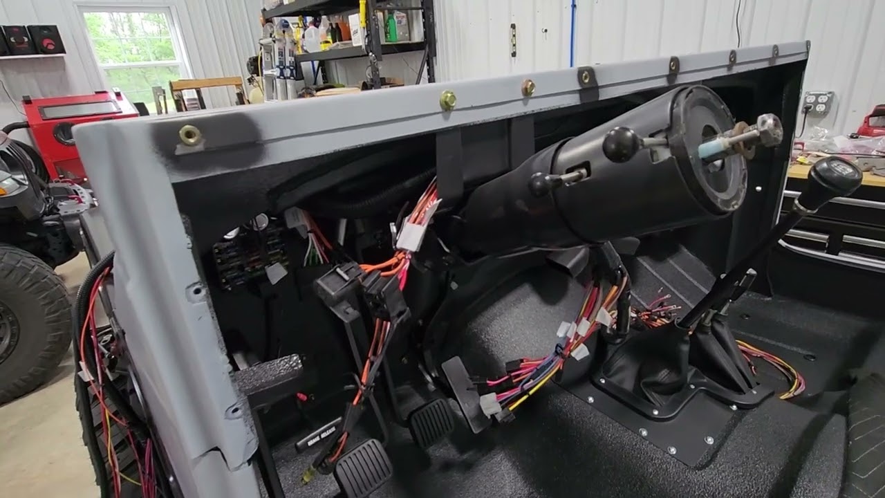 CJ5 wiring harness install Part 1