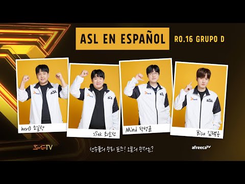 [ESP] ASL S15 Ronda de 16 Grupo D (Bisu, Hero, Mind y Ssak) - ASL Español (StarCastTV Español)