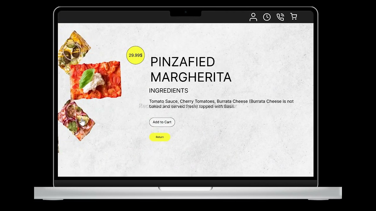 Pizza Parallax for Behance