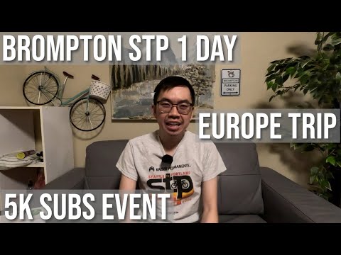 My Plans to Ride my Brompton 200 Miles in 1 Day + Europe Trip for a Month!