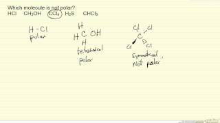 Which Molecule is Not Polar (Example)