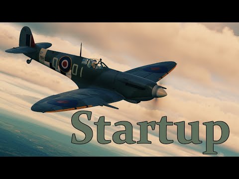 DCS Spitfire LF Mk IX Startup