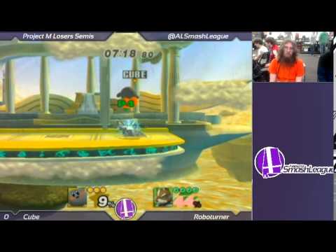 HP Monthlies (Jan. 2015) - Cube (Kirby) vs. Roboturner (Fox) - Project M