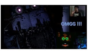 Five Nights At Freddys 4 - Night 2  (Scariest Night of my Life)