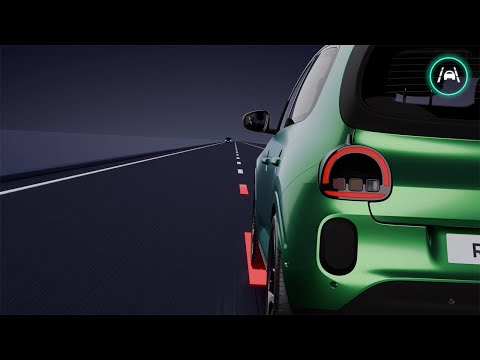 Renault Twingo E-Tech electric - video uputstvo - sprečavanje napuštanja trake u hitnim slučajevima