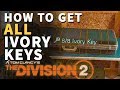 How to Get All 8 Ivory Keys Division 2