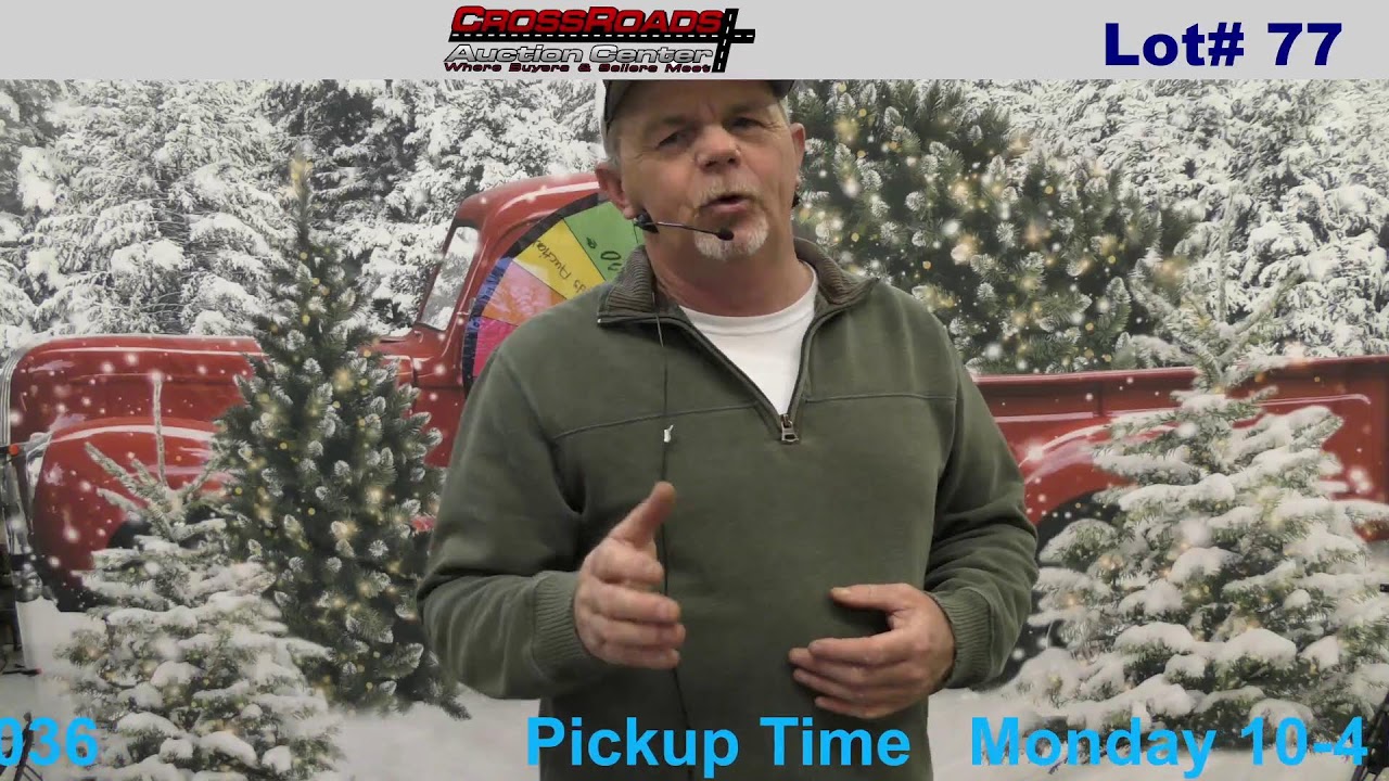 YouTube LIVE  Auction 11/3/24 Starting at 1pm